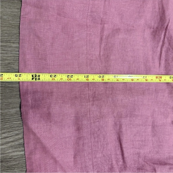 Madewell NWT Plus Bateau-Neck Tank in 100% Linen 4 XL Shaded Pink - Picture 7 of 10